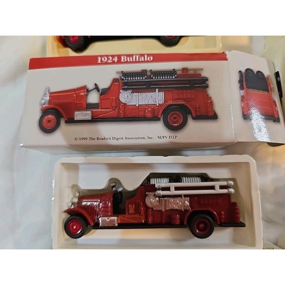 6 Reader's Digest Diecast model VTG Firefighter Fire Trucks 1999 2000 2001 - Picture 5 of 8
